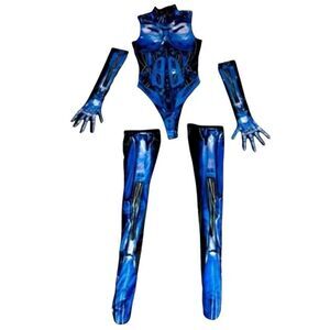 NWT Dolls Kill Alien Android Space Cyborg Costume Juniors XL